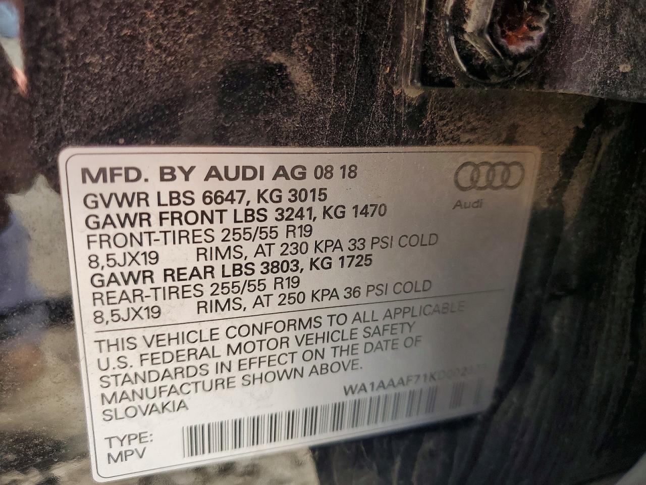 AUDI Q7 2019 — 14