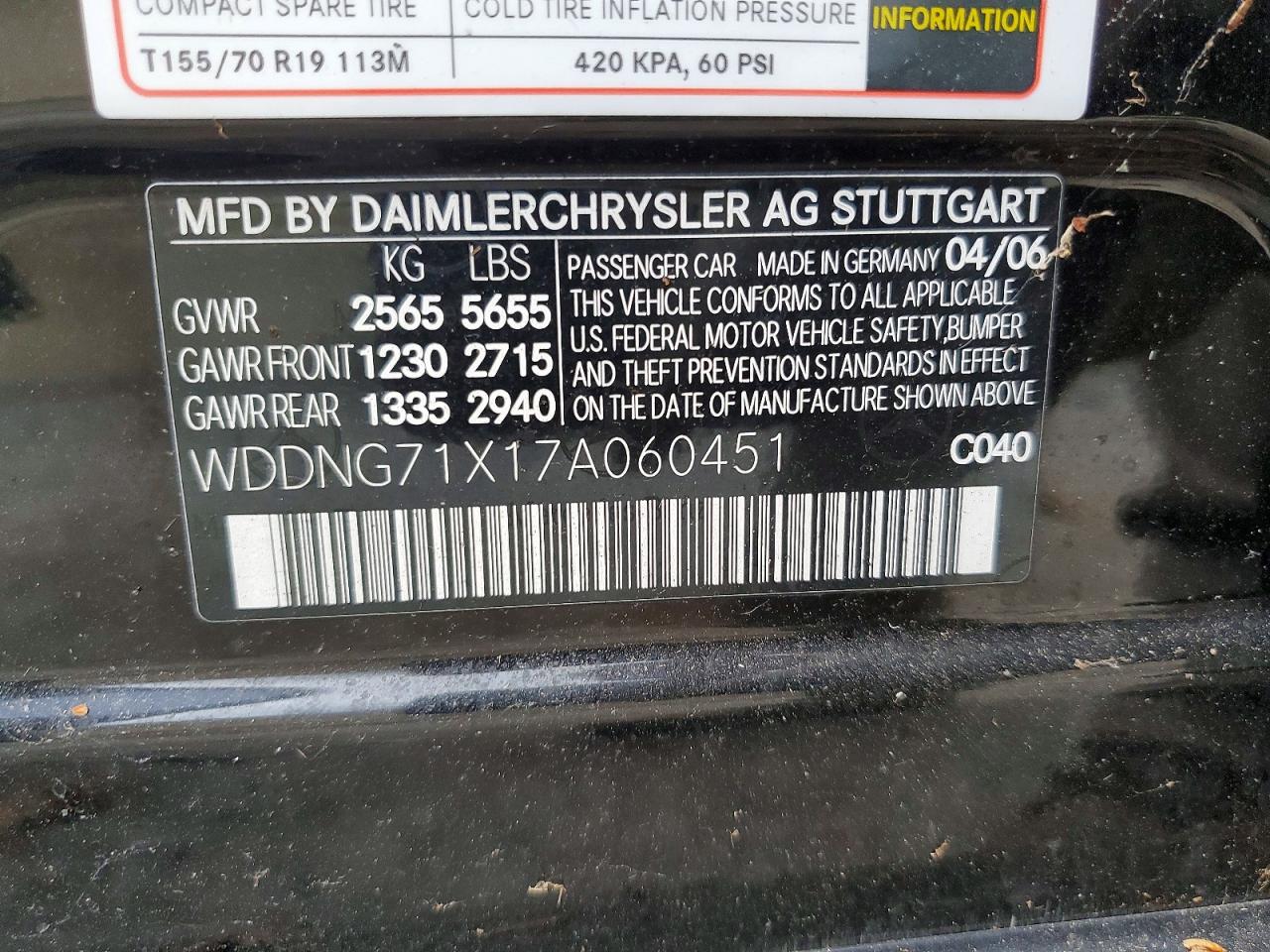 MERZ 500-CLASS 2007 — 13
