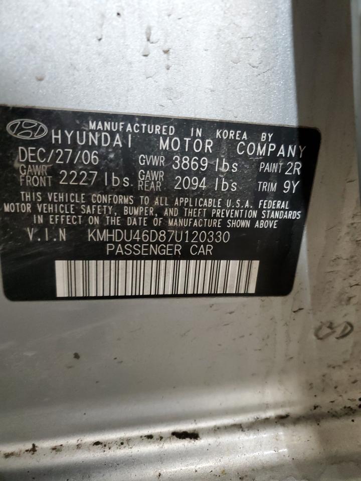 HYUNDAI ELANTRA 2007 — 13