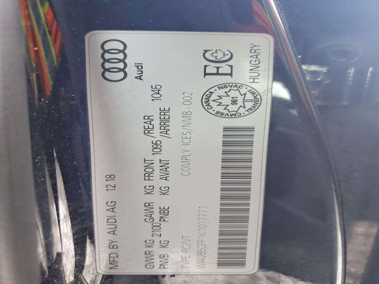 AUDI A3 2019 — 13