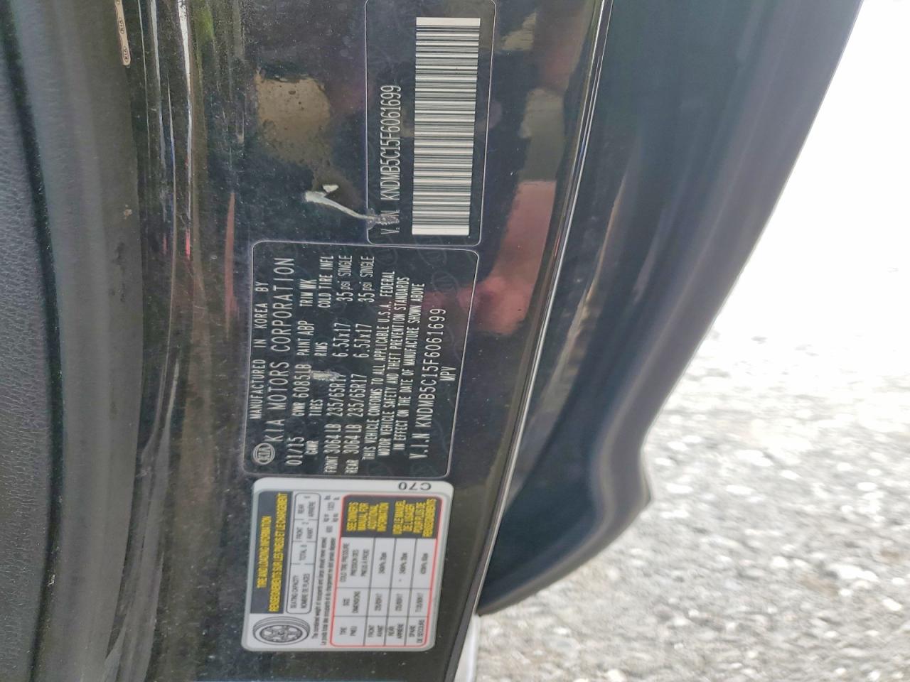 KIA SEDONA 2015 — 14