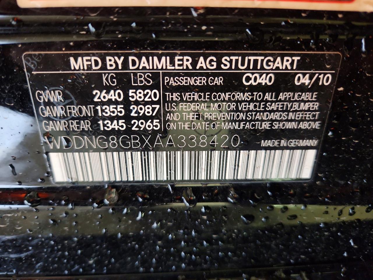 MERCEDES-BENZ S 2010 — 13