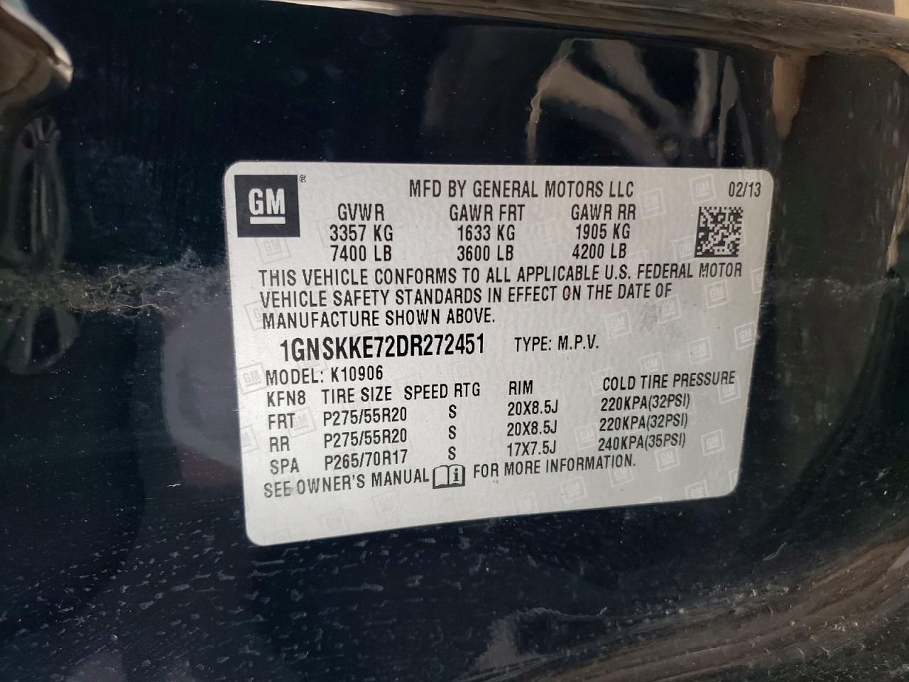 CHEVROLET SUBURBAN 2013 — 14