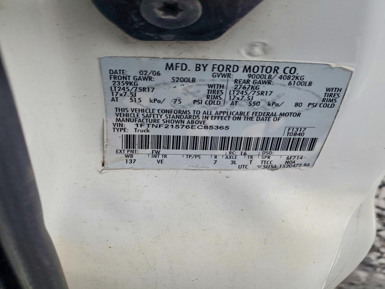 FORD F250 2006 — 13