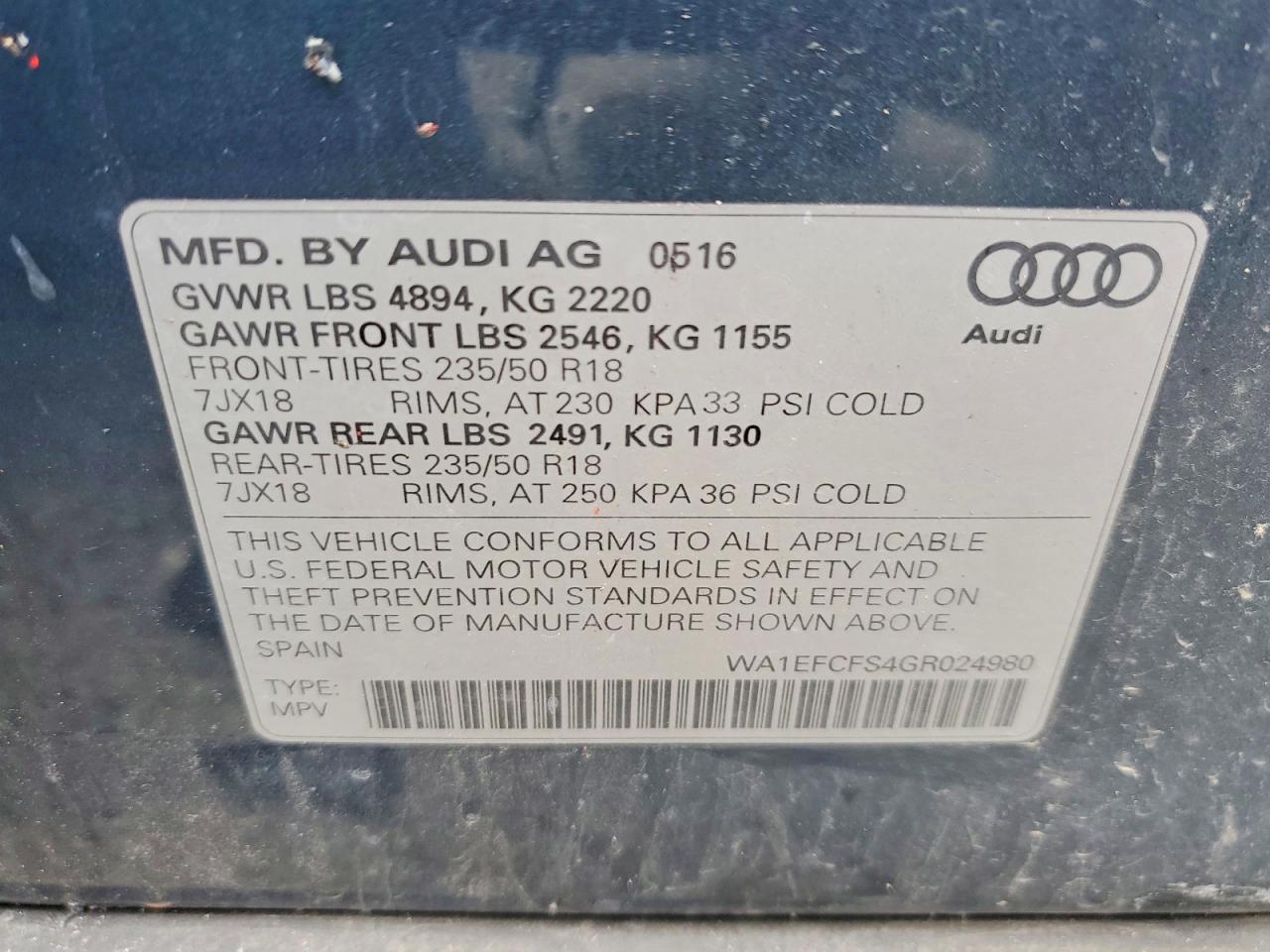 AUDI Q3 2016 — 14