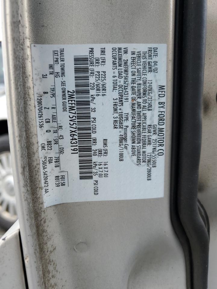 MERCURY GRAND MARQUIS 2007 — 13