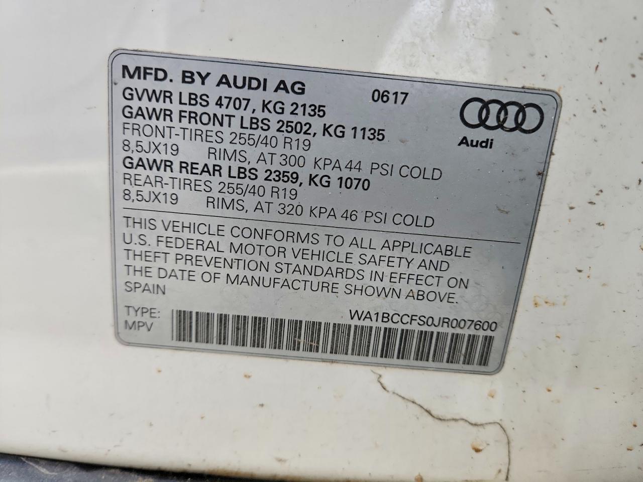 AUDI Q3 2018 — 15