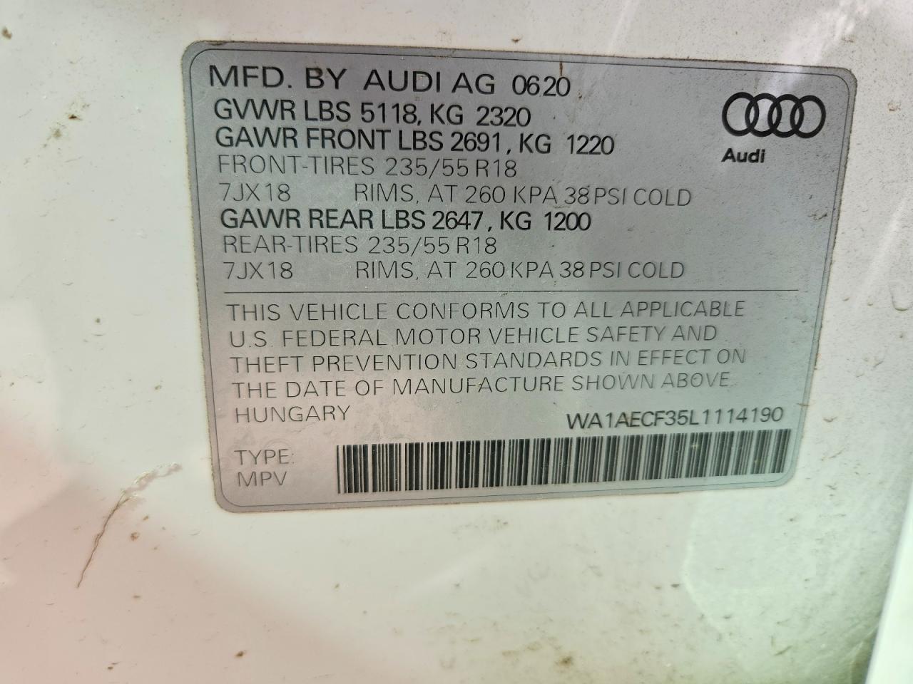 AUDI Q3 2020 — 14