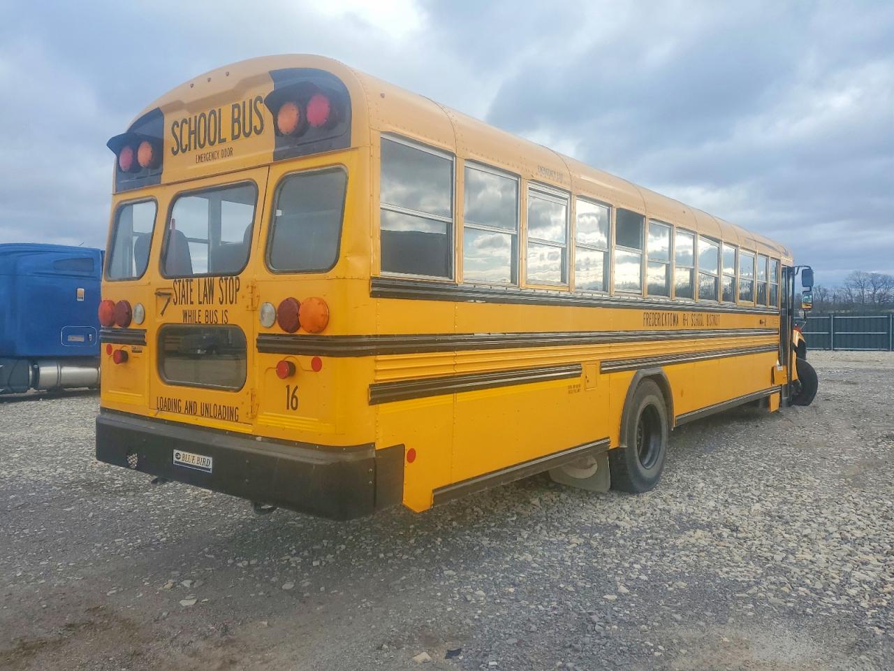 2016 BLUE BIRD SCHOOL BUS / TRANSIT BUS