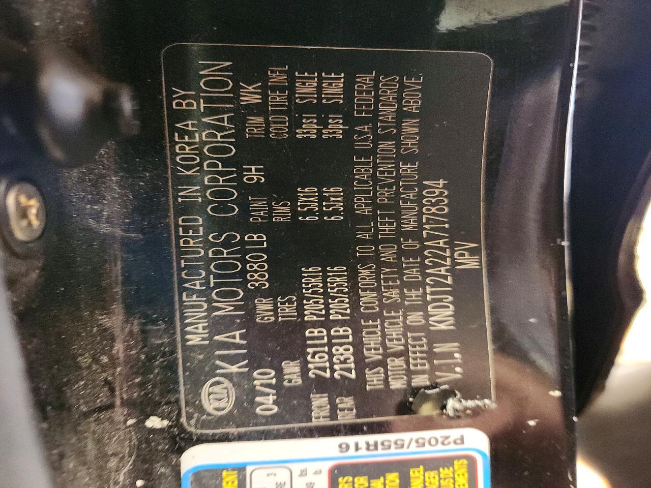 KIA SOUL 2010 — 15
