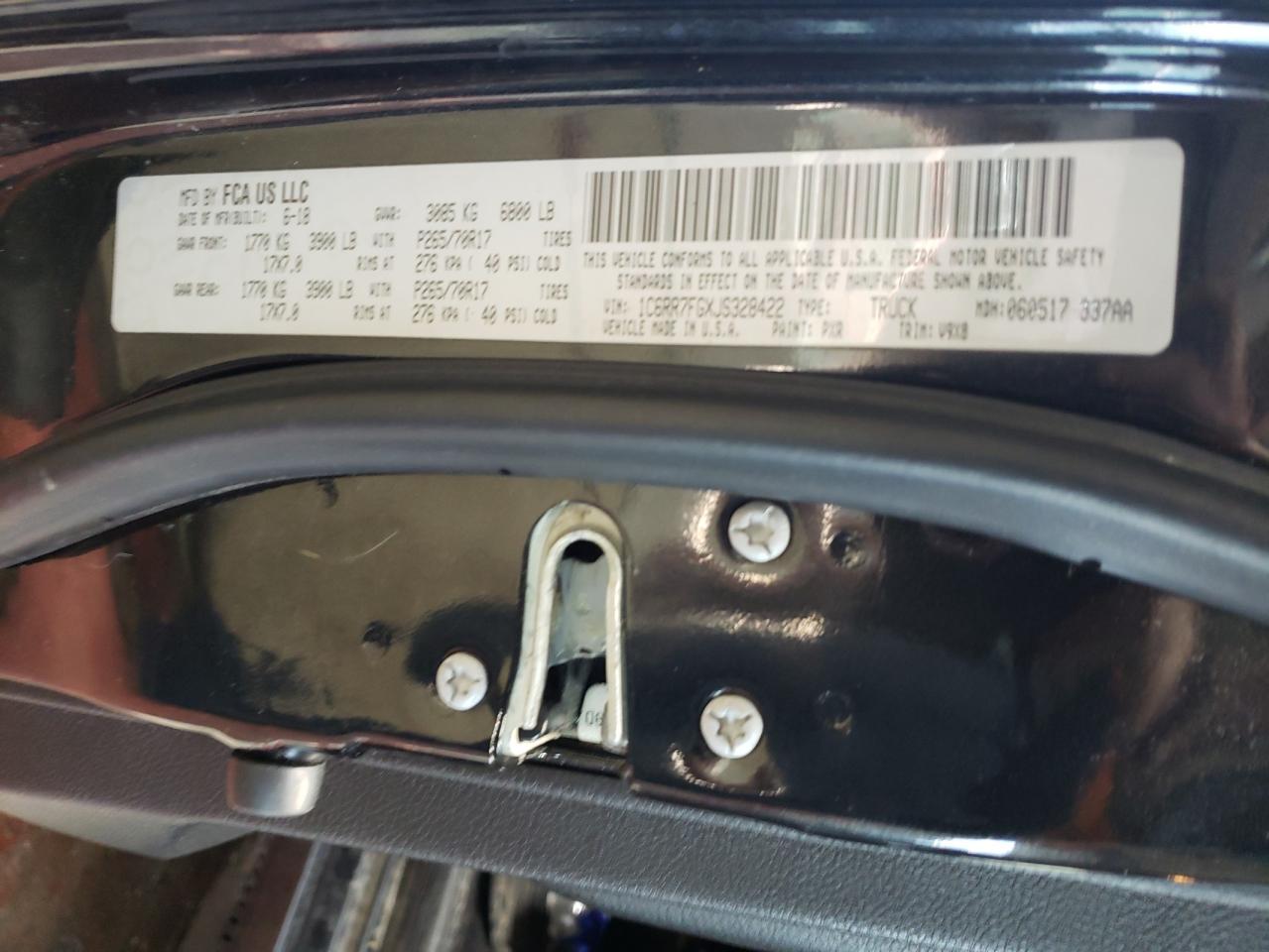 RAM 1500 2018 — 13