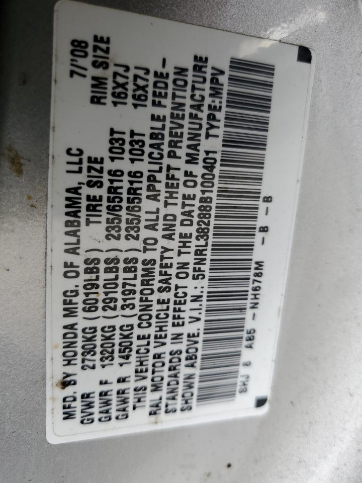 Honda Odyssey 2008 — 12