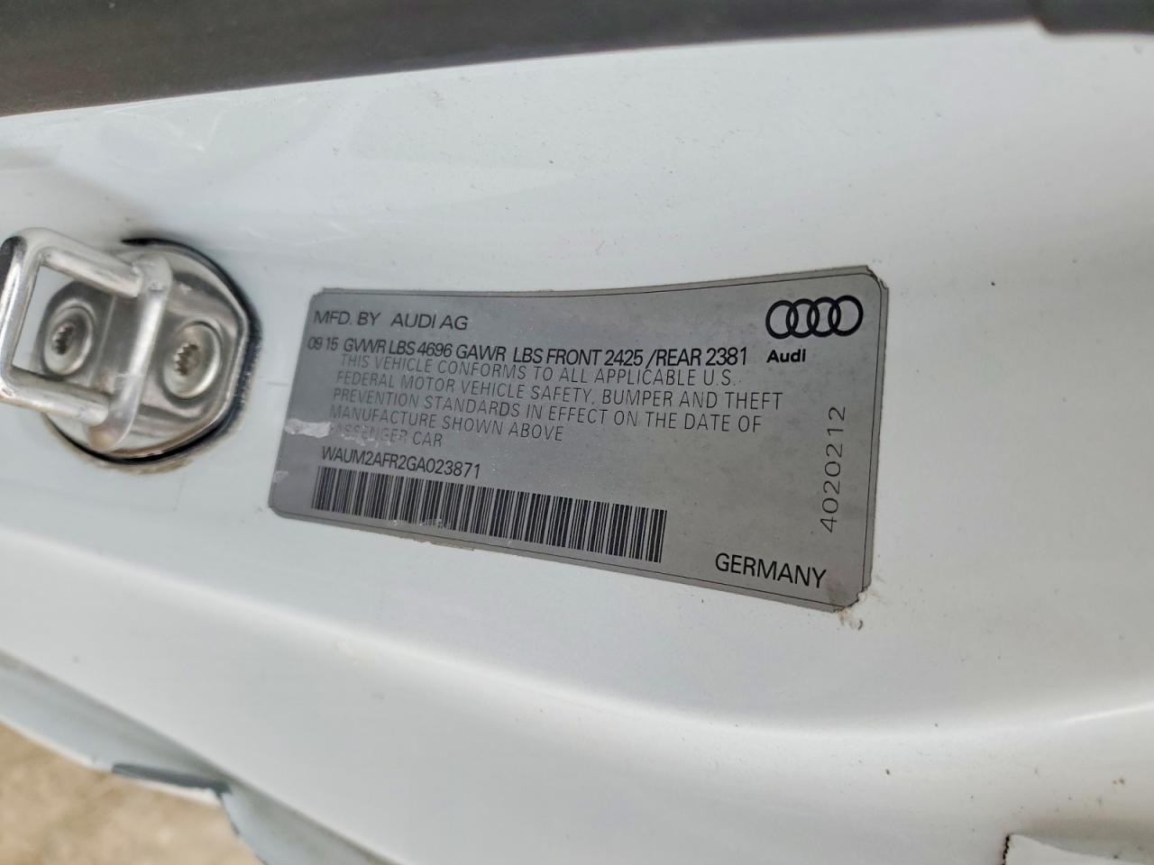 AUDI A5 2016 — 13