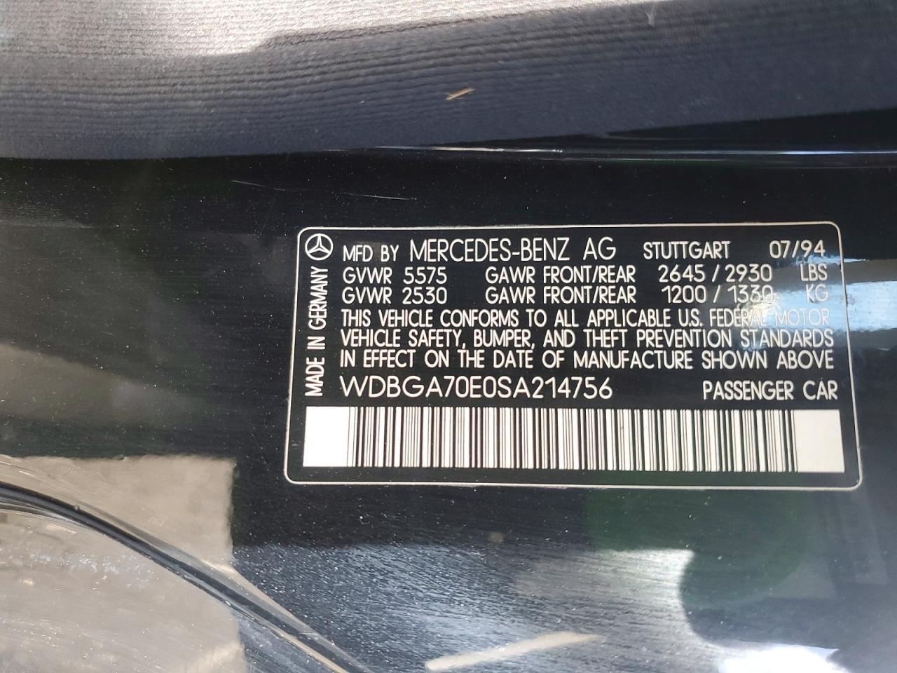 MERCEDES-BENZ S 1995 — 13