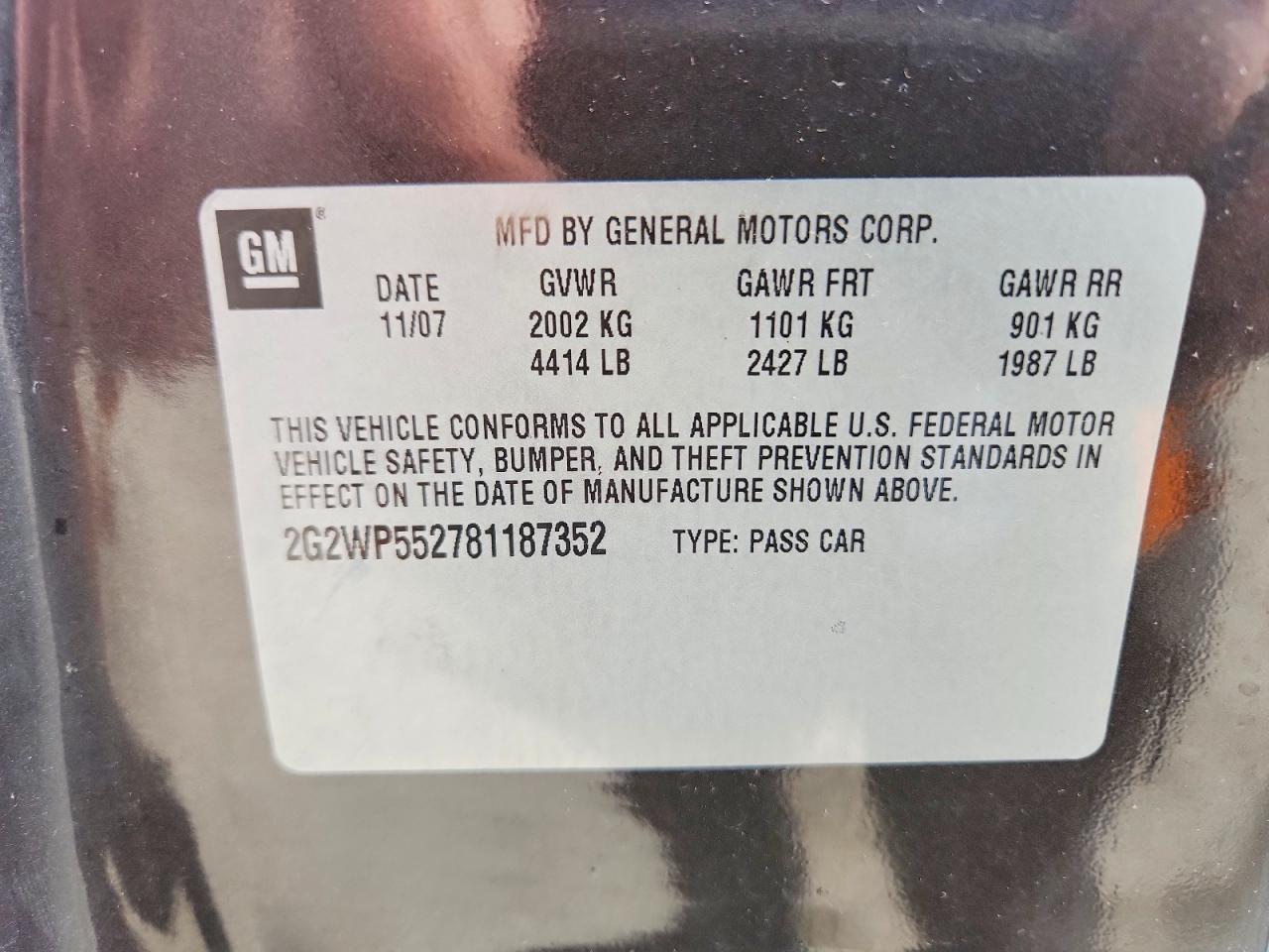PONTIAC GRAND PRIX 2008 — 13