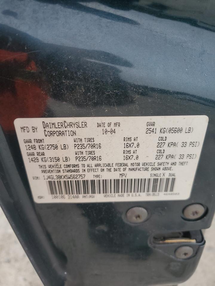 JEEP LIBERTY 2005 — 13