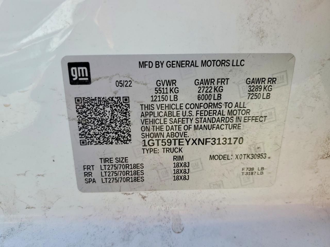 GMC SIERRA 2022 — 13