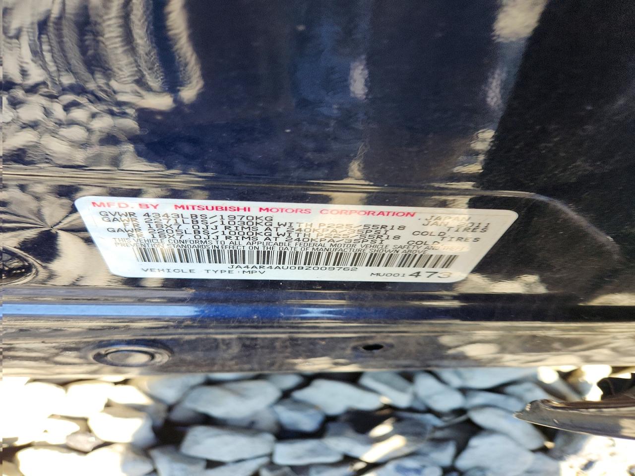 MITSUBISHI OUTLANDER SPORT 2011 — 14