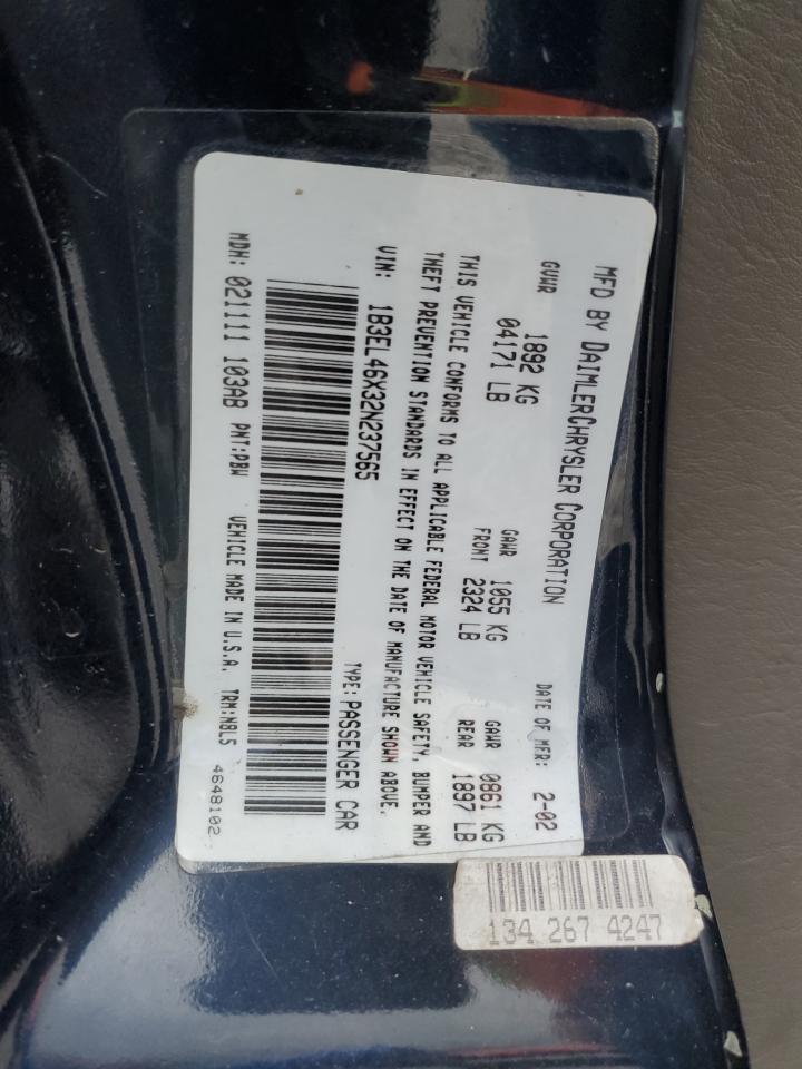 DODGE STRATUS 2002 — 13