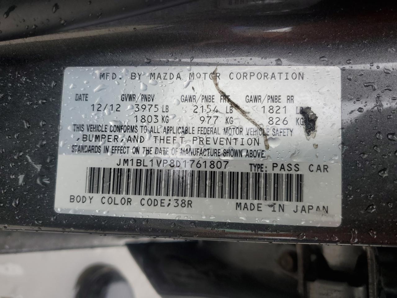 MAZDA 3 2013 — 13
