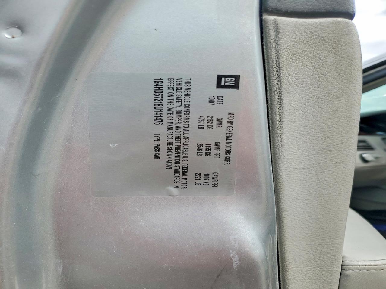 BUICK LUCERNE 2008 — 13