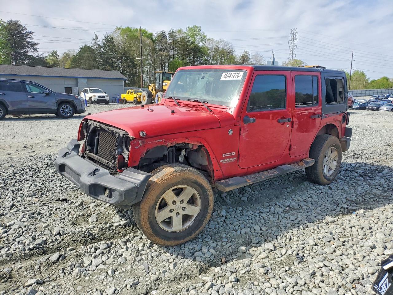 2012 JEEP WRANGLER UNLIMITED SPORT