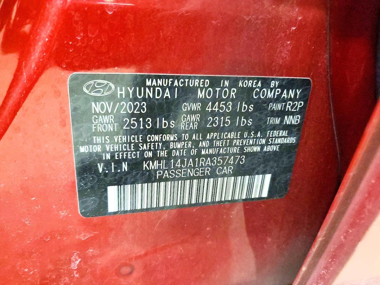 HYUNDAI SONATA 2024 — 13