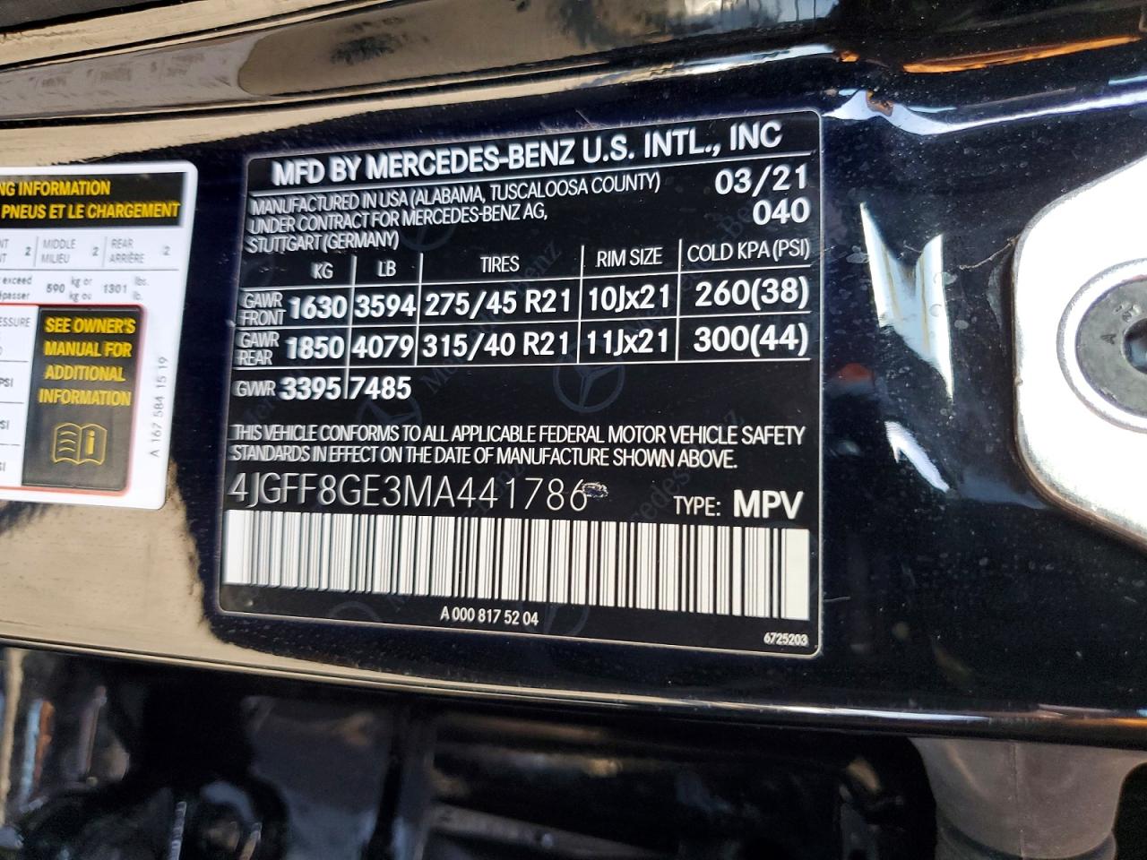 MERCEDES-BENZ GLS 2021 — 14