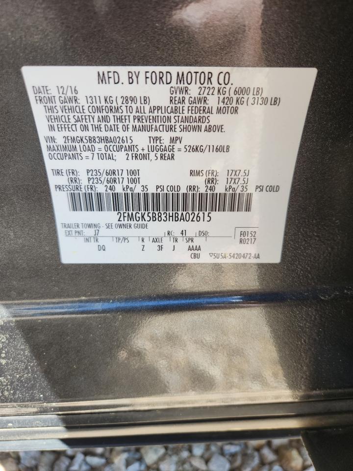 FORD FLEX 2017 — 15