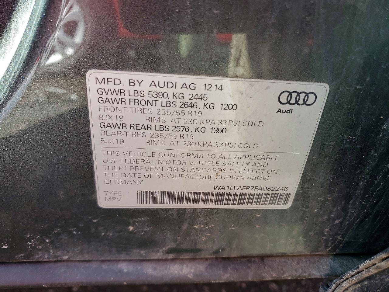 AUDI Q5 2015 — 14