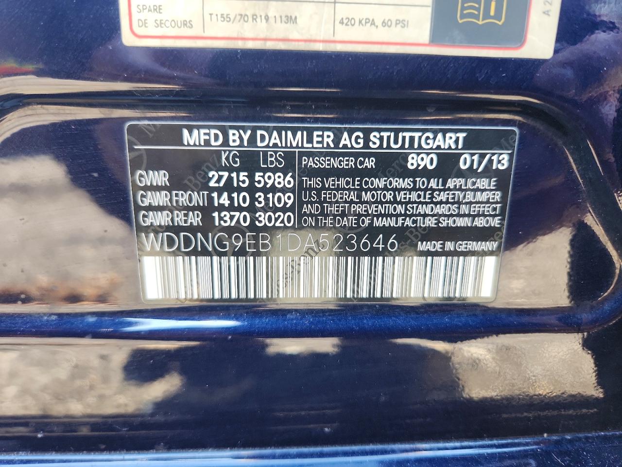 MERCEDES-BENZ S 2013 — 13