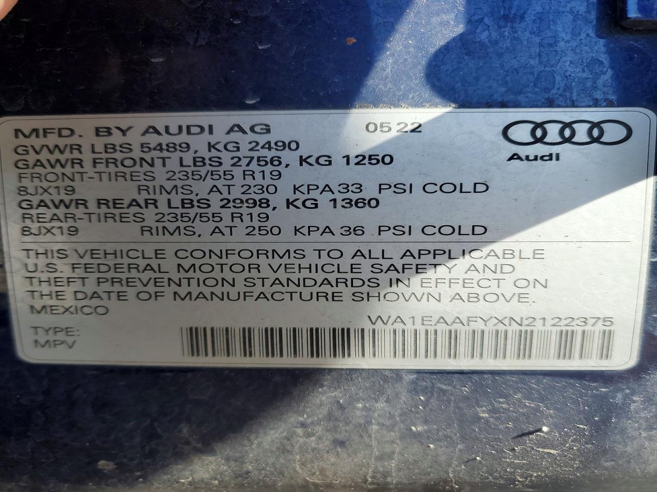 AUDI Q5 2022 — 15