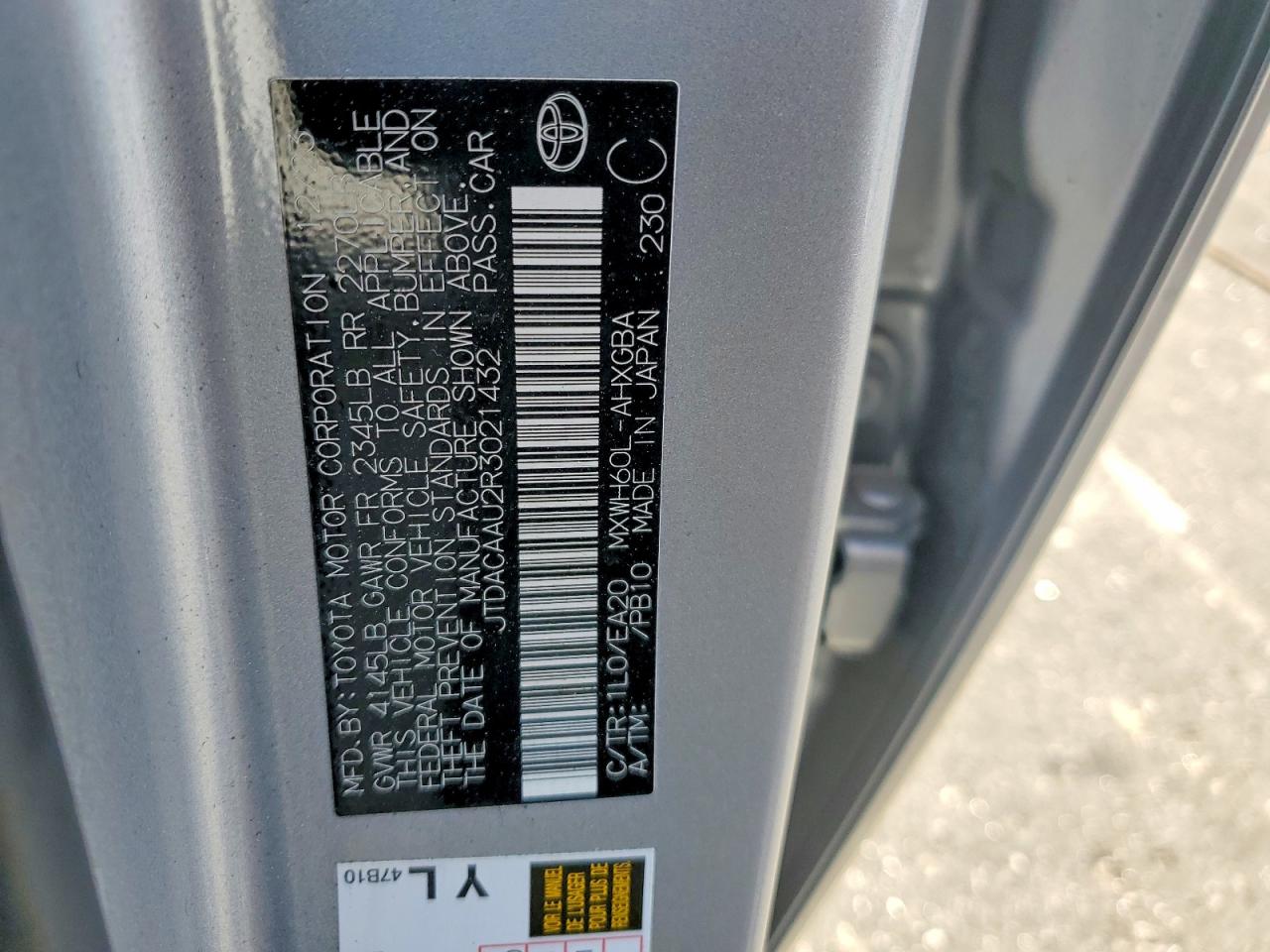 TOYOTA PRIUS 2024 — 13