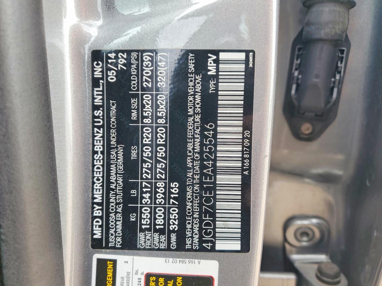 MERCEDES-BENZ GL 2014 — 14