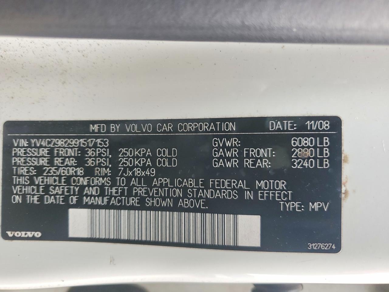 VOLVO XC90 2009 — 14