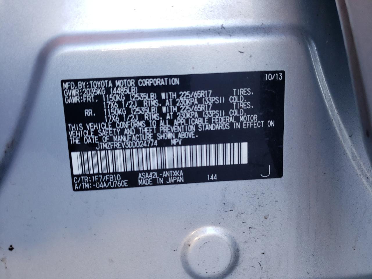 Toyota RAV4 2013 — 13