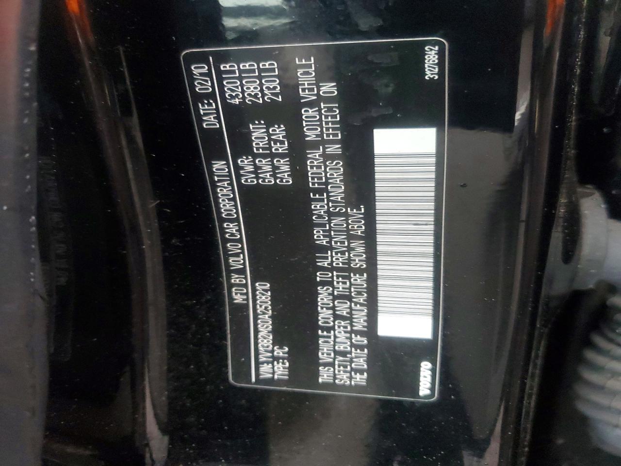VOLVO S40 2010 — 13