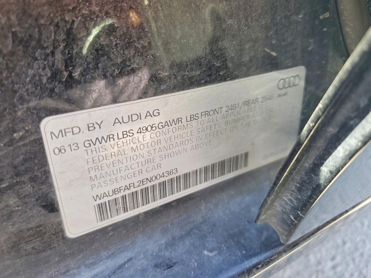 AUDI A4 2014 — 13