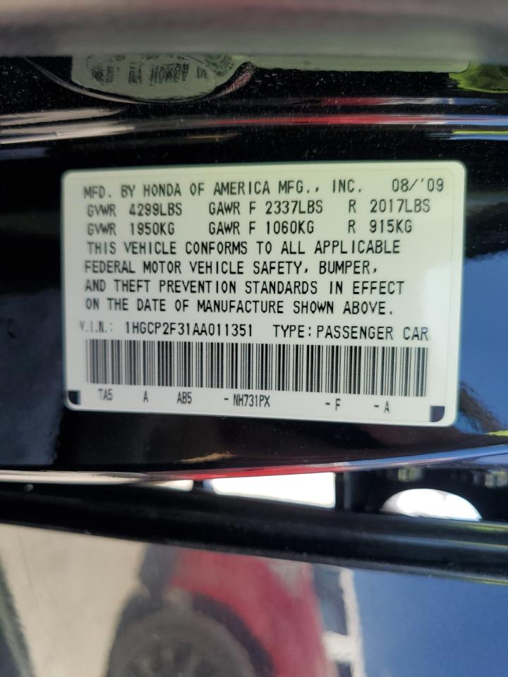HONDA ACCORD 2010 — 15