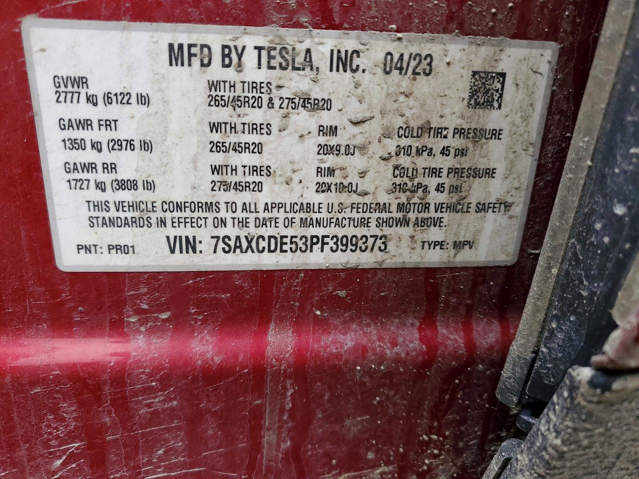 TESLA MODEL X 2023 — 14