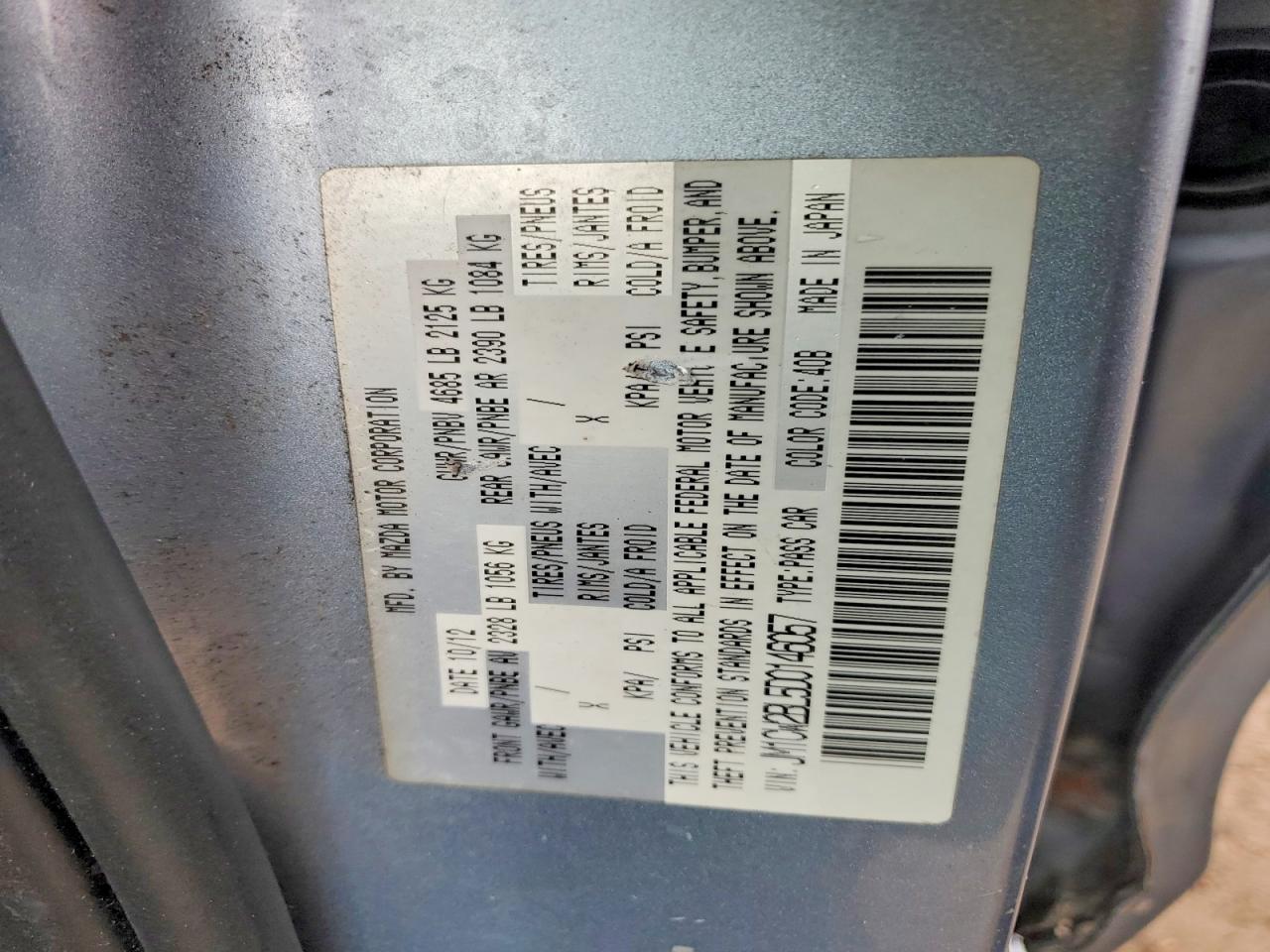 MAZDA 5 2013 — 14