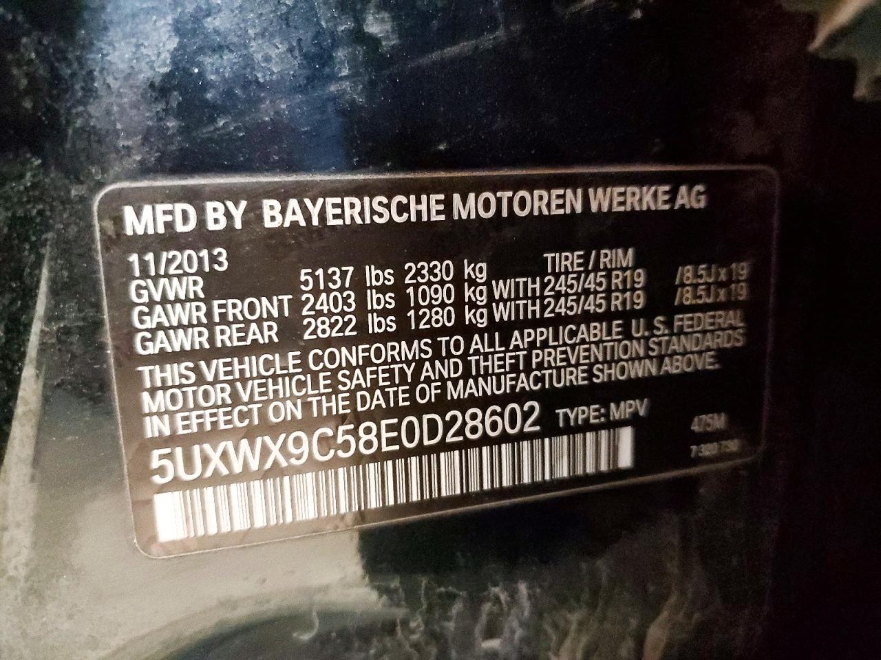 BMW X3 2014 — 14