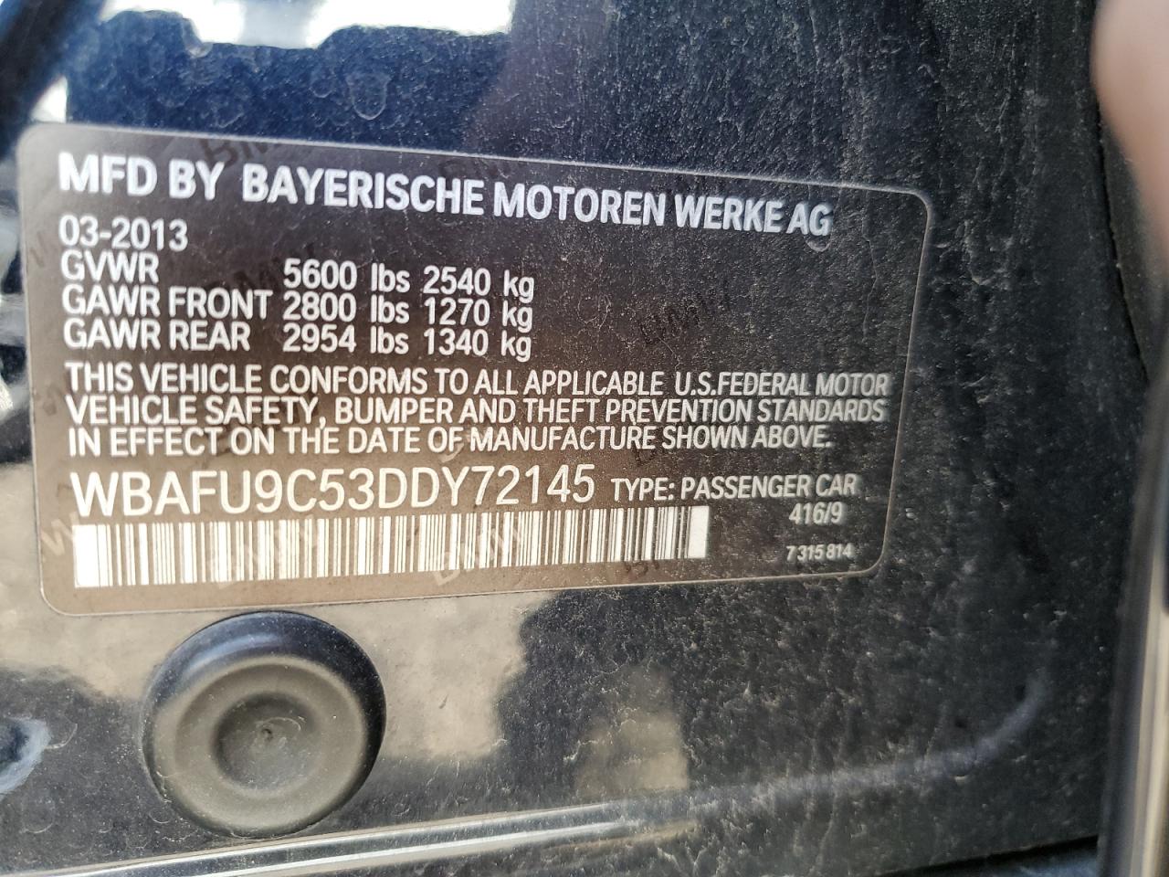 BMW 550 2013 — 13