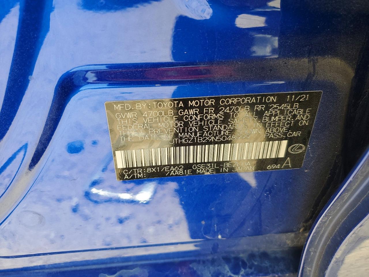 LEXUS IS 350 2022 — 14