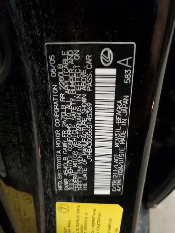 LEXUS ES 330 2006 — 14