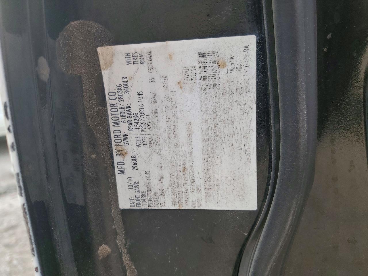 FORD EXPLORER 2010 — 13