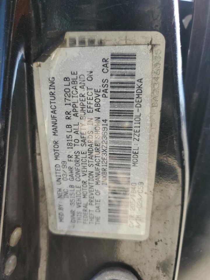 TOYOTA COROLLA 1999 — 13