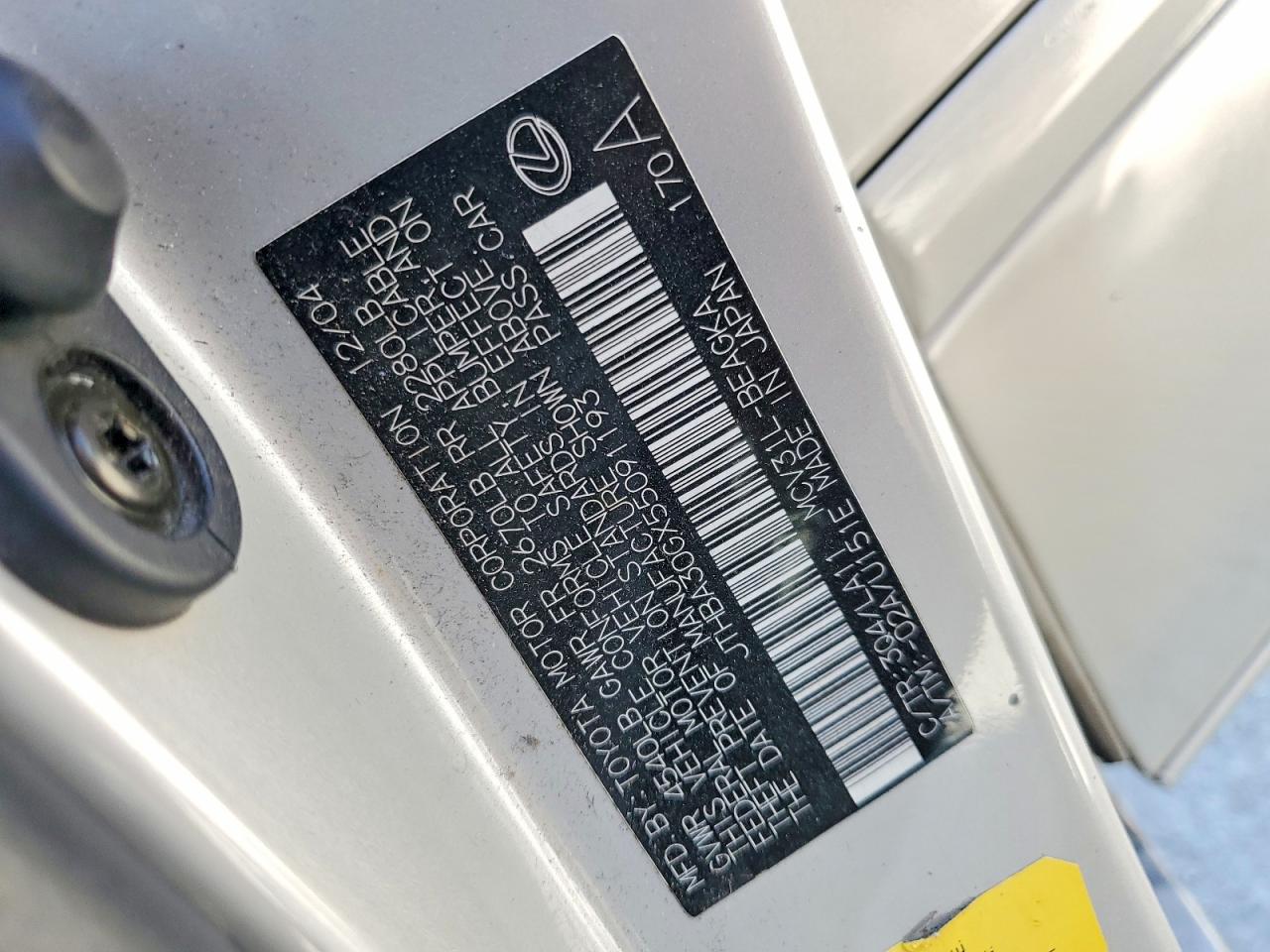 LEXUS ES 330 2005 — 13