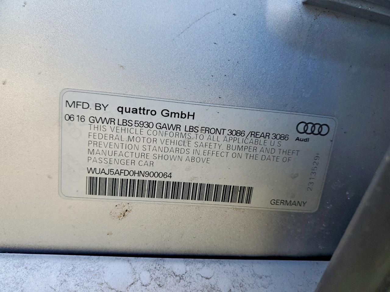 AUDI S8 2017 — 13