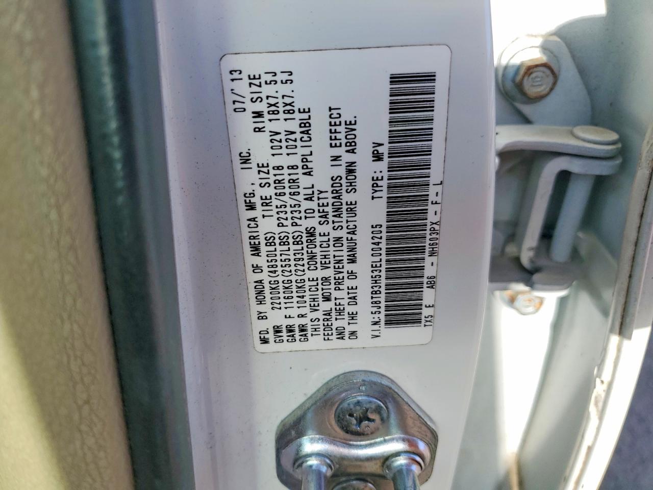 ACURA RDX 2014 — 13